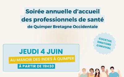 Soirée d’accueil des nouveaux professionnels de santé le 4 juin